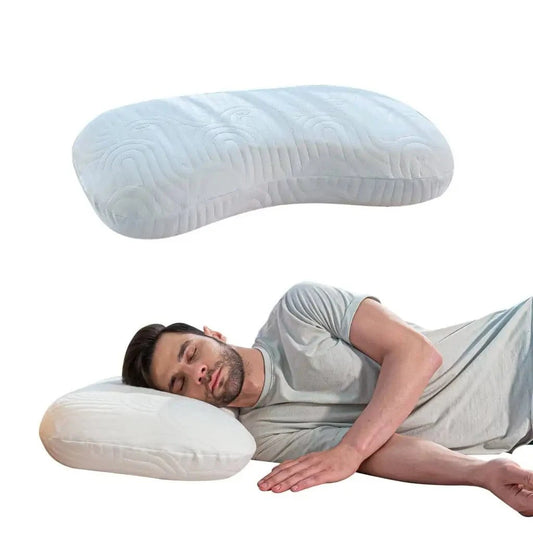 Eclipse Neck Comfort Pillow Contour Pillow The White Willow Creamy Calm 