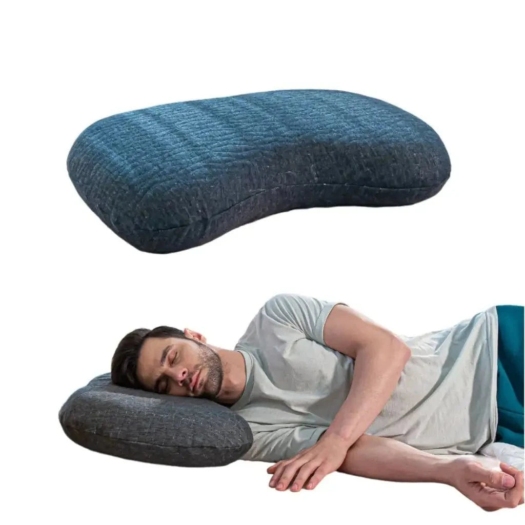 Eclipse Neck Comfort Pillow Contour Pillow The White Willow Midnight Serene 