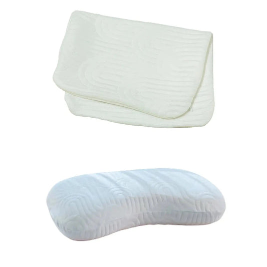 Eclipse Neck Comfort Pillow Cover Only Pillow Cover The White Willow 
