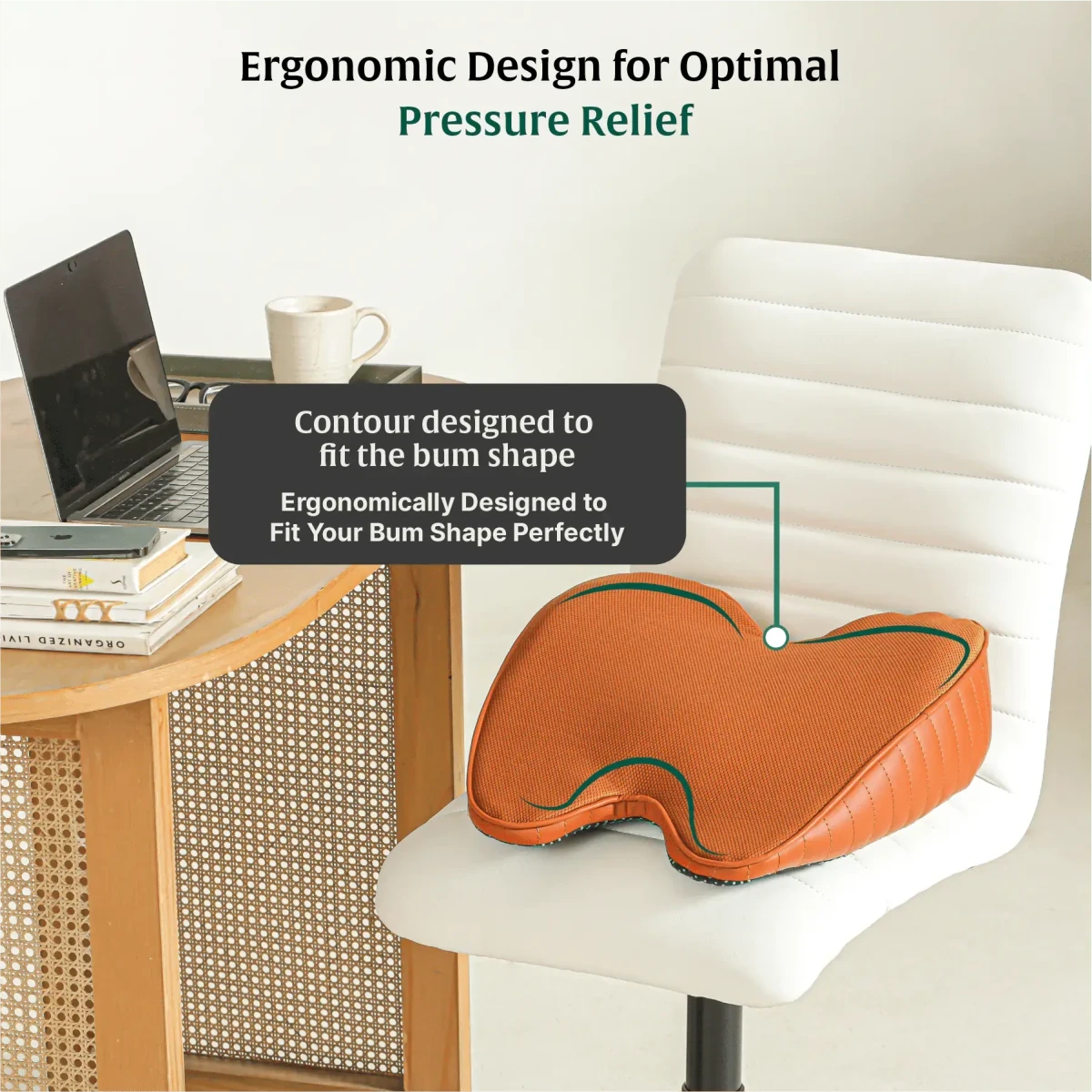 ErgoBum Seat Cushion Seat Cushion The White Willow 