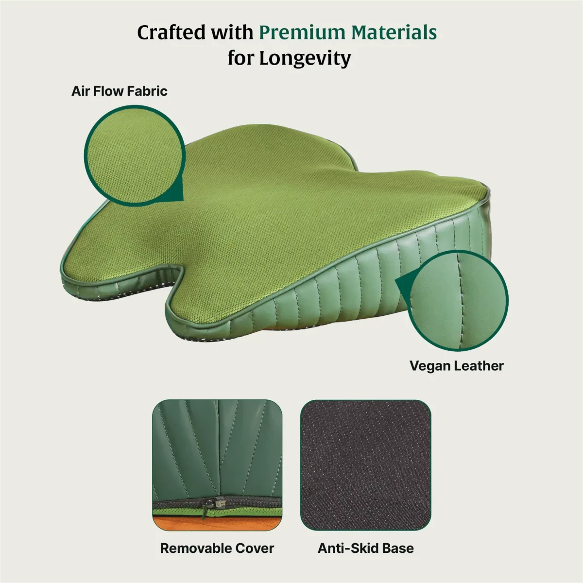 ErgoBum Seat Cushion Seat Cushion The White Willow 