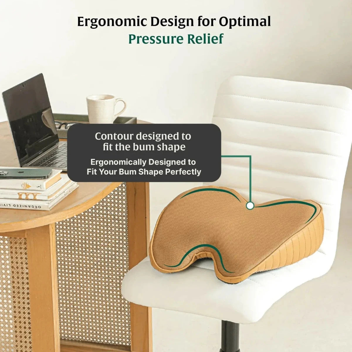 ErgoBum Seat Cushion Seat Cushion The White Willow 