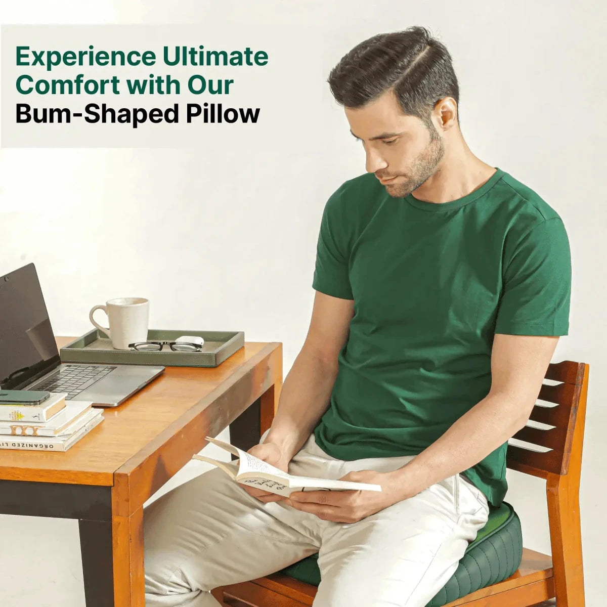 ErgoBum Seat Cushion Seat Cushion The White Willow 