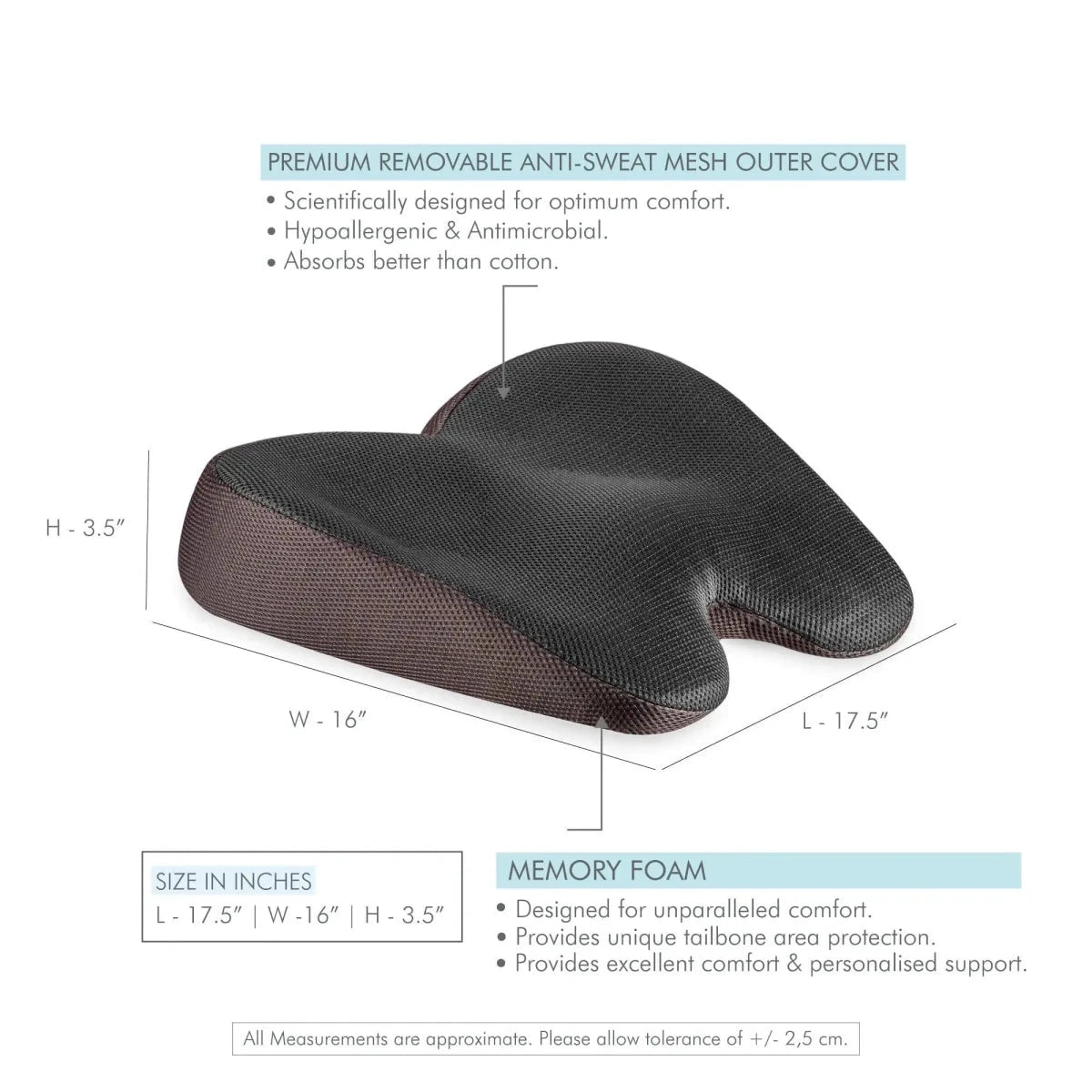 ErgoBum Seat Cushion Seat Cushion The White Willow 