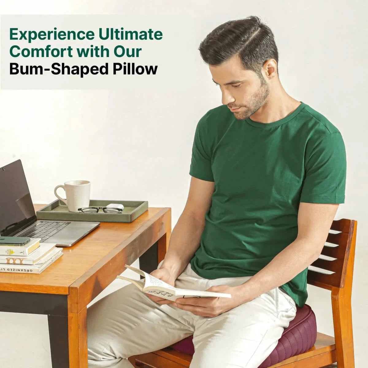 ErgoBum Seat Cushion Seat Cushion The White Willow 