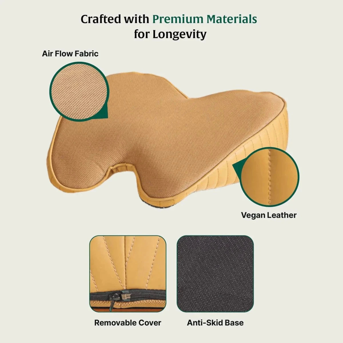 ErgoBum Seat Cushion Seat Cushion The White Willow 