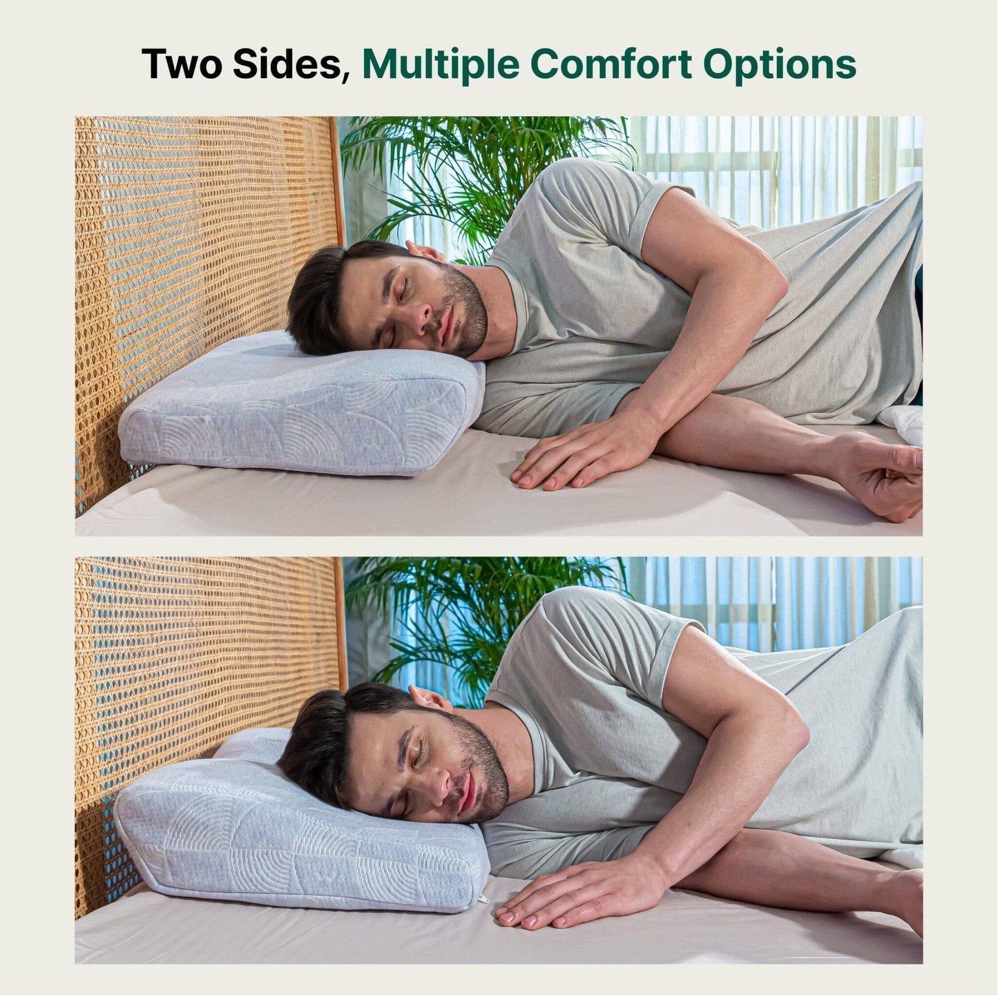 ErgoComfort Sleep Apnea Relief Pillow - Contour Pillow - The White Willow