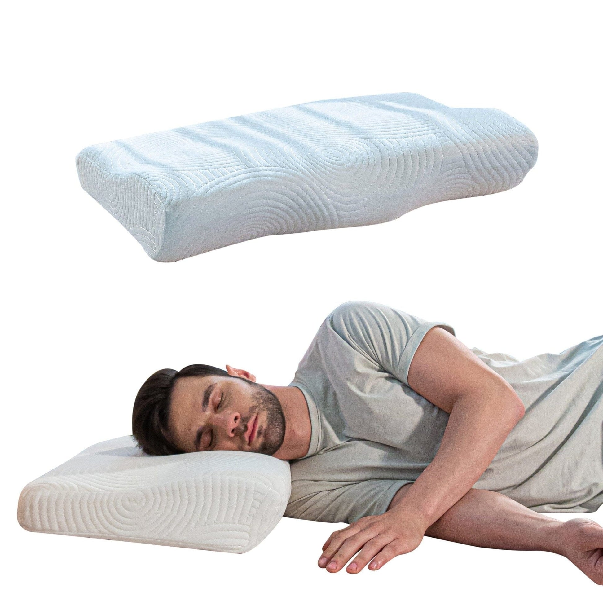 ErgoComfort Sleep Apnea Relief Pillow - Contour Pillow - The White Willow