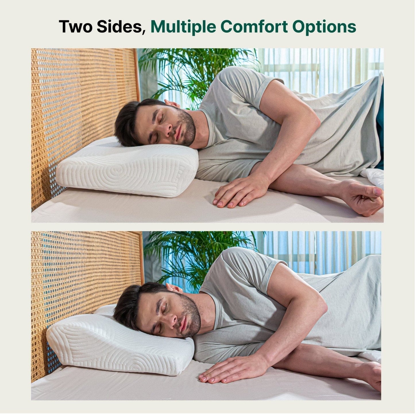 ErgoComfort Sleep Apnea Relief Pillow - Contour Pillow - The White Willow