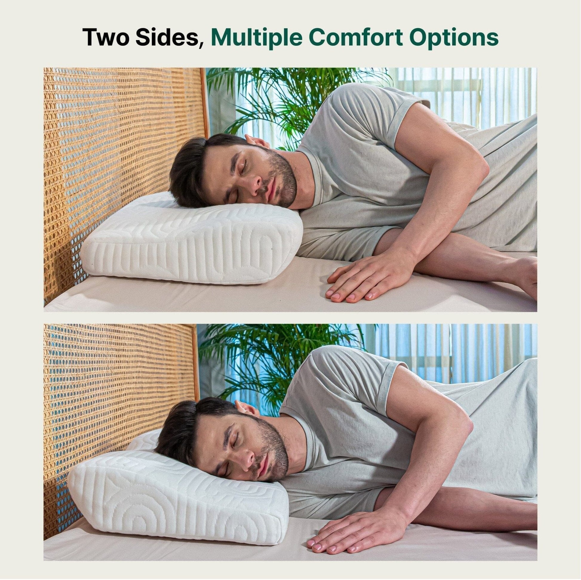 ErgoComfort Sleep Apnea Relief Pillow - Contour Pillow - The White Willow