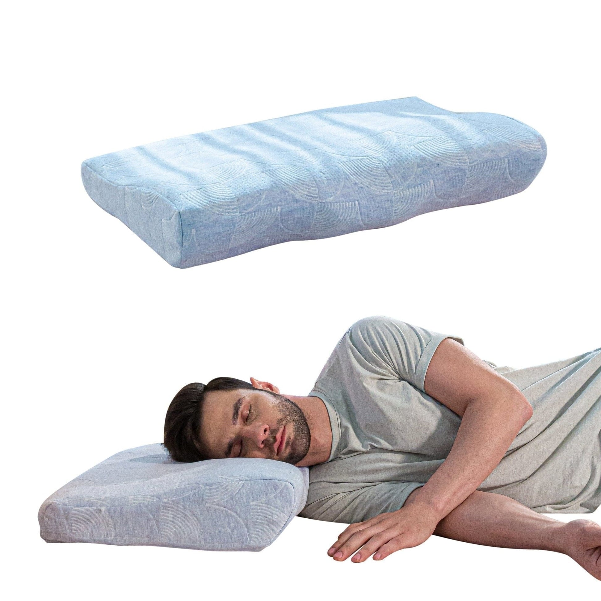 ErgoComfort Sleep Apnea Relief Pillow - Contour Pillow - The White Willow