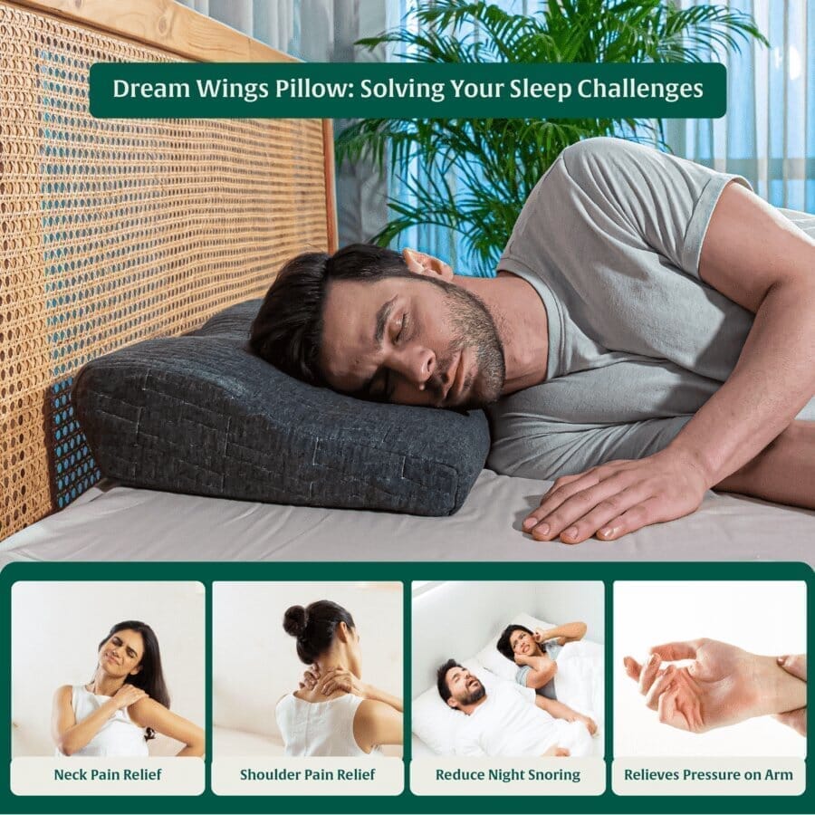 ErgoComfort Sleep Apnea Relief Pillow - Contour Pillow - The White Willow