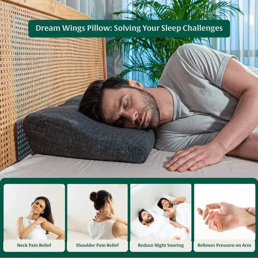 ErgoComfort Sleep Apnea Relief Pillow Contour Pillow The White Willow 