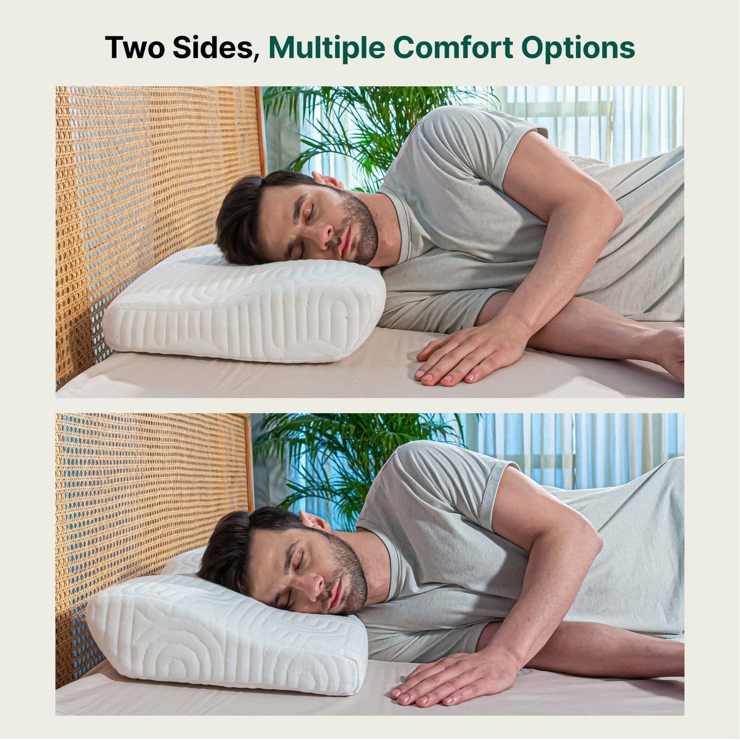 ErgoComfort Sleep Apnea Relief Pillow Contour Pillow The White Willow 