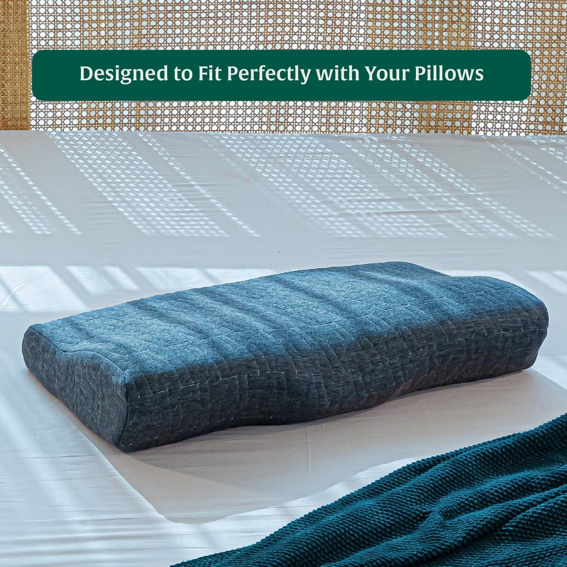 ErgoComfort Sleep Apnea Relief Pillow Cover Only Pillow Cover The White Willow 
