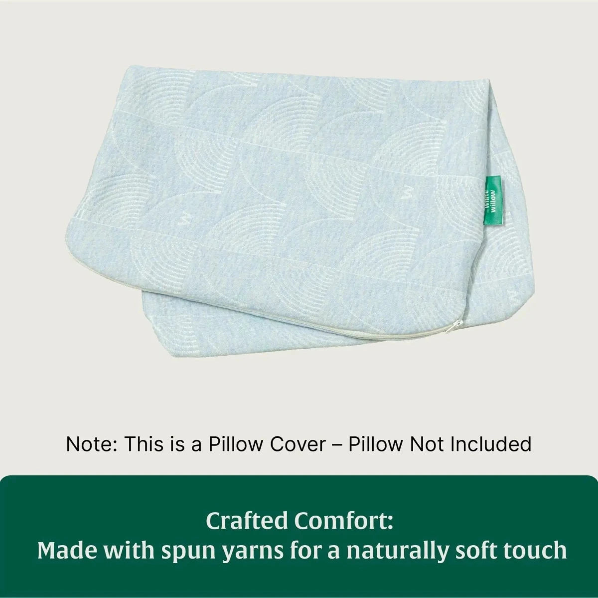 ErgoComfort Sleep Apnea Relief Pillow Cover Only - Pillow Cover - The White Willow