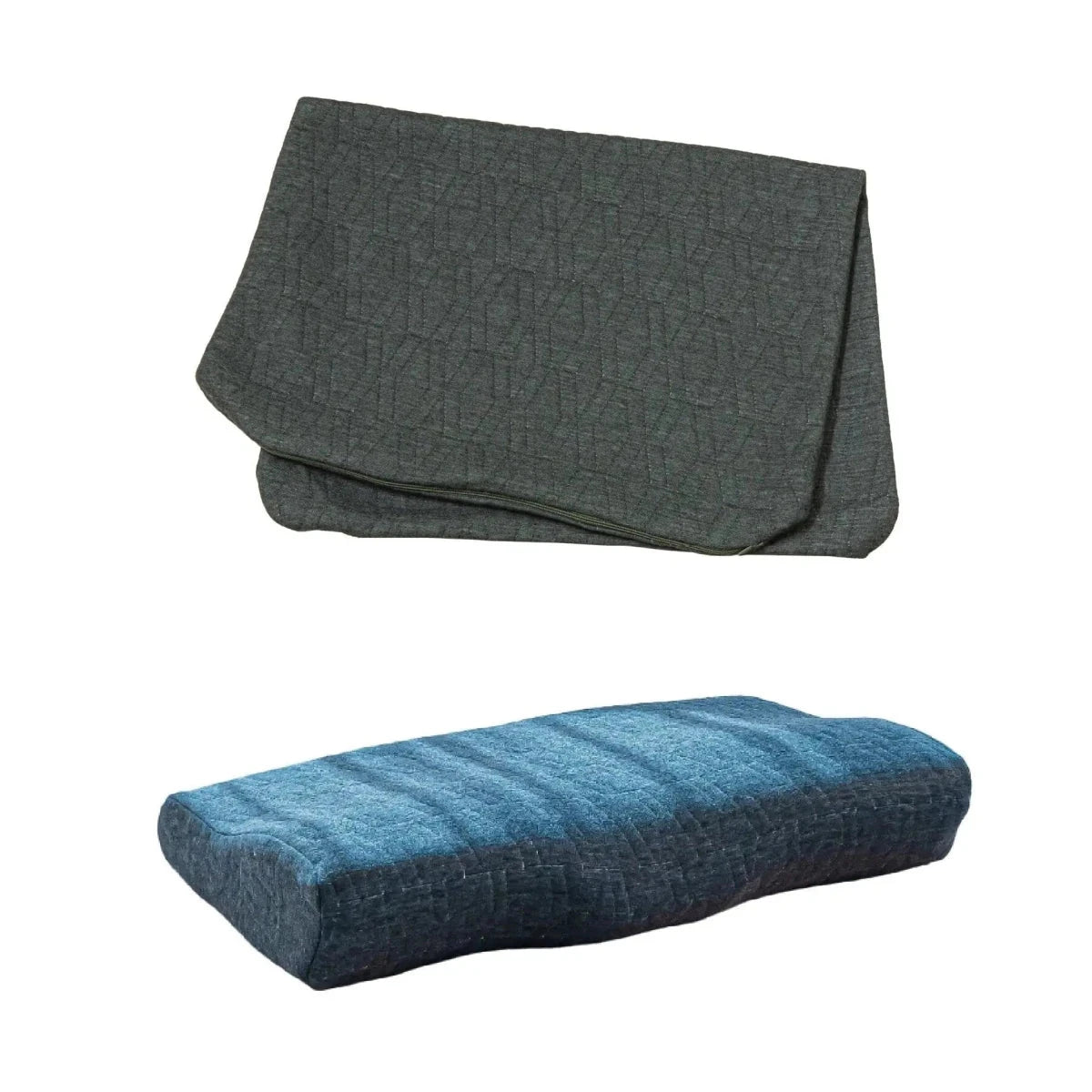 ErgoComfort Sleep Apnea Relief Pillow Cover Only Pillow Cover The White Willow King Size Midnight Serene 