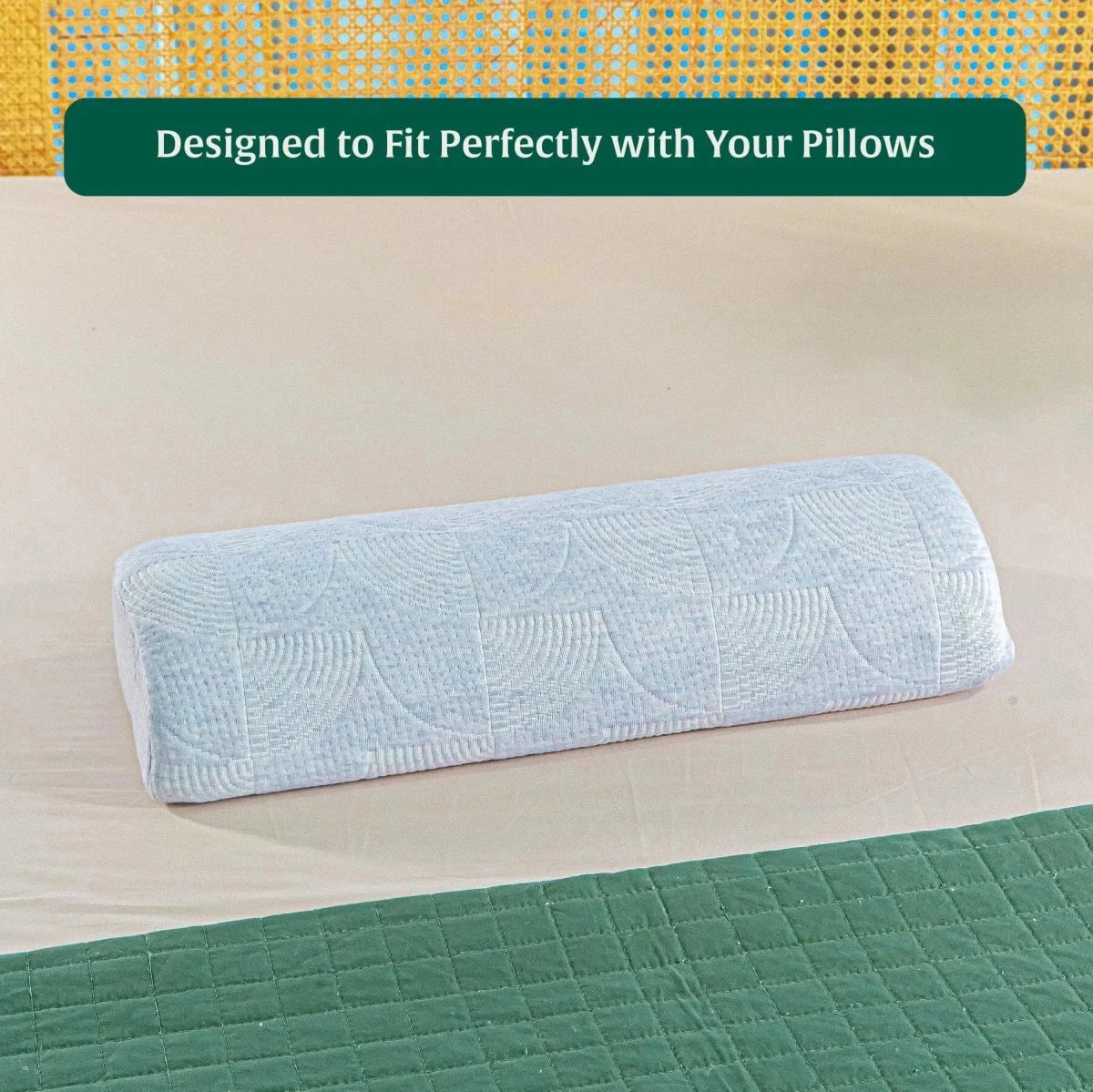 HalfMoon Harmony Knee Pillow Cover Only Pillow Cover The White Willow 