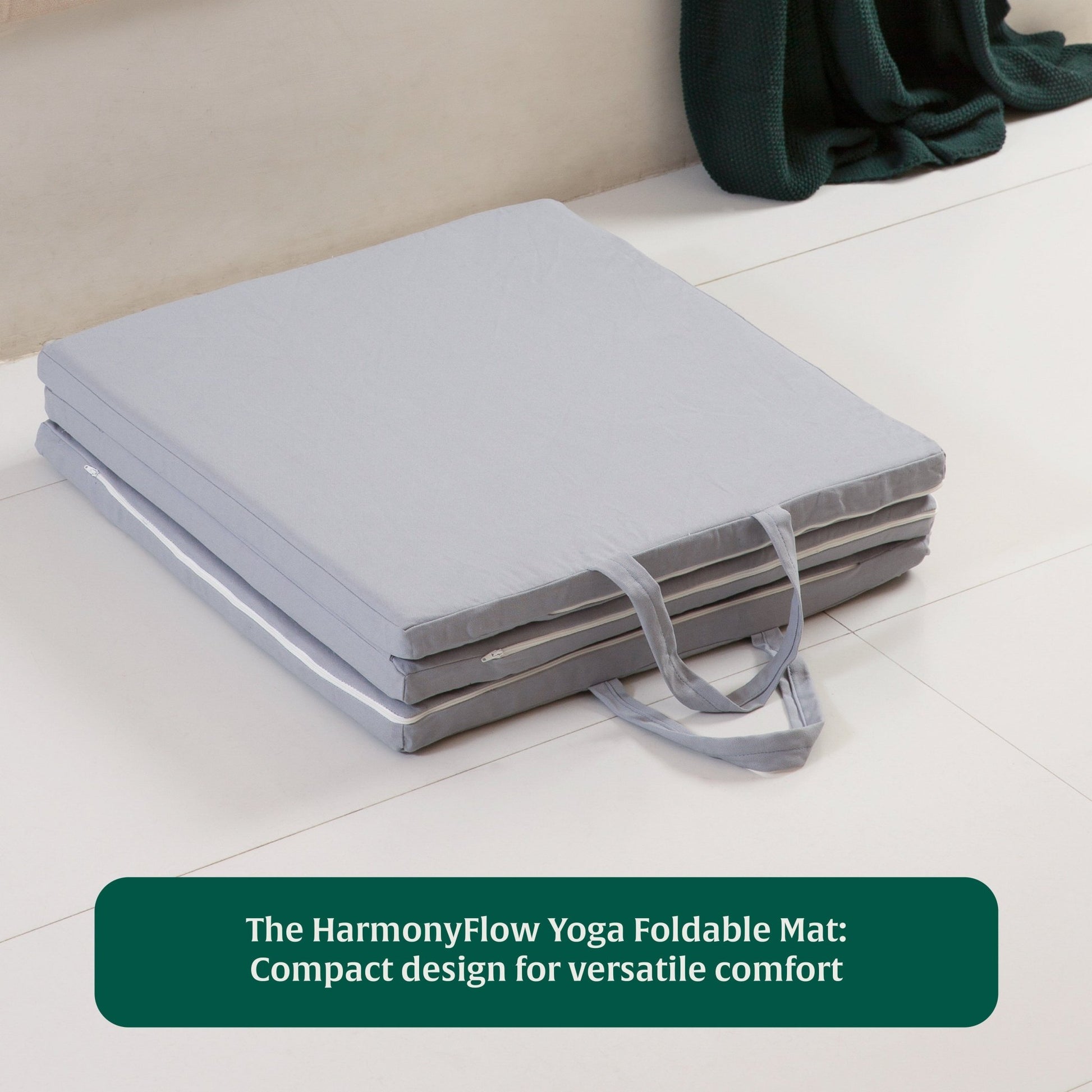 HarmonyFlow Yoga Foldable Mat - Regular Pillow - The White Willow