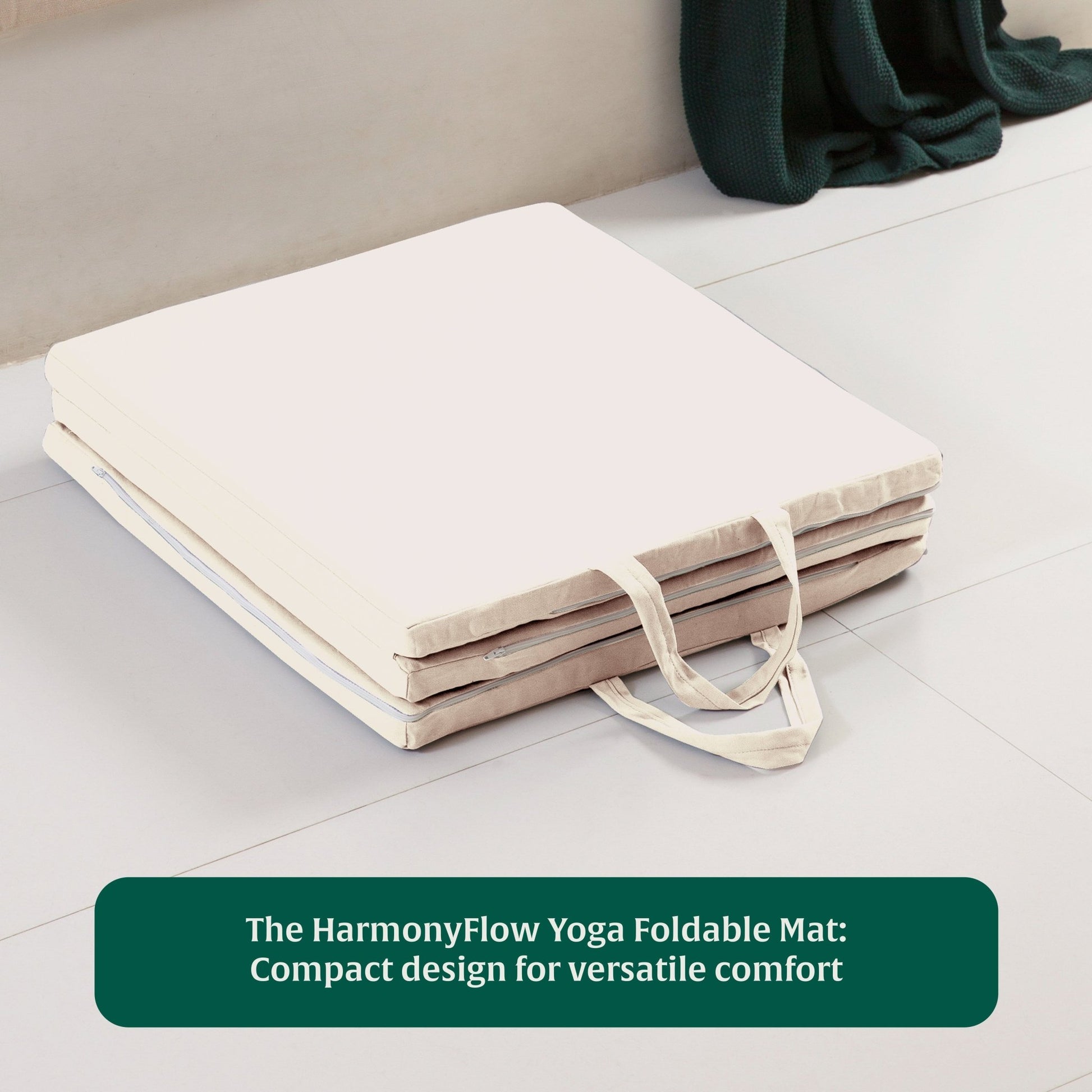 HarmonyFlow Yoga Foldable Mat - Regular Pillow - The White Willow