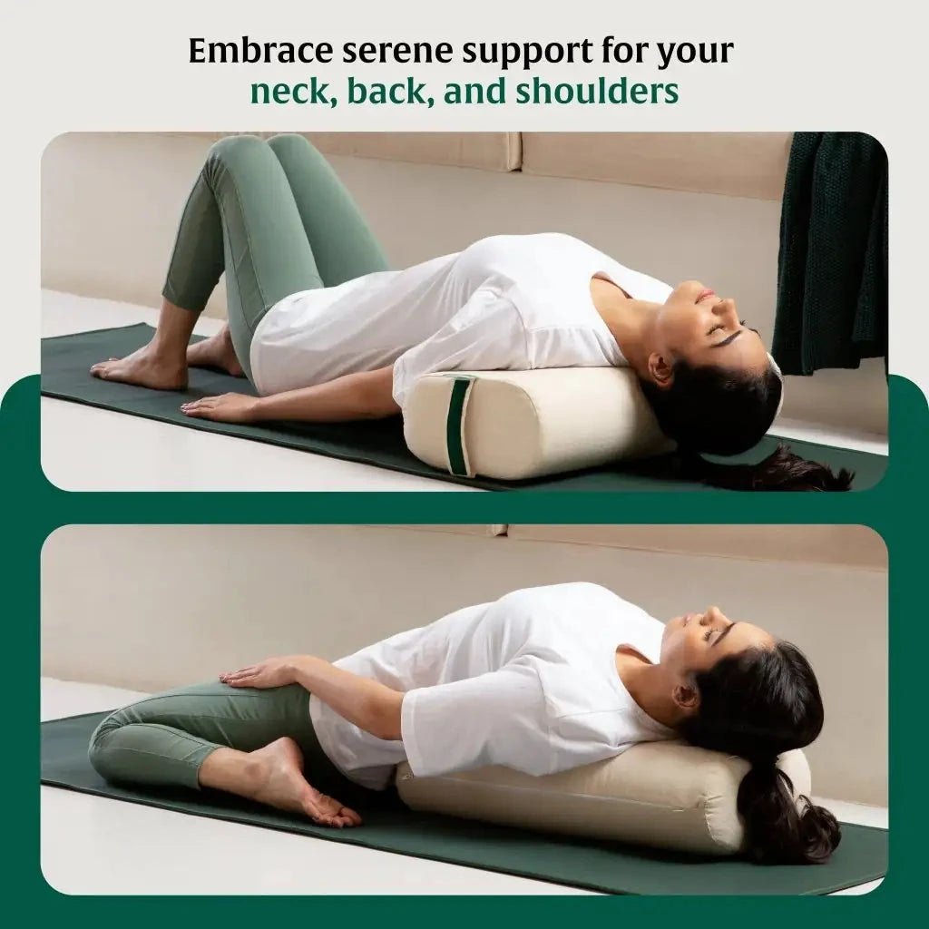 HarmonyFlow Yoga Rectangular Bolster - Yoga - The White Willow