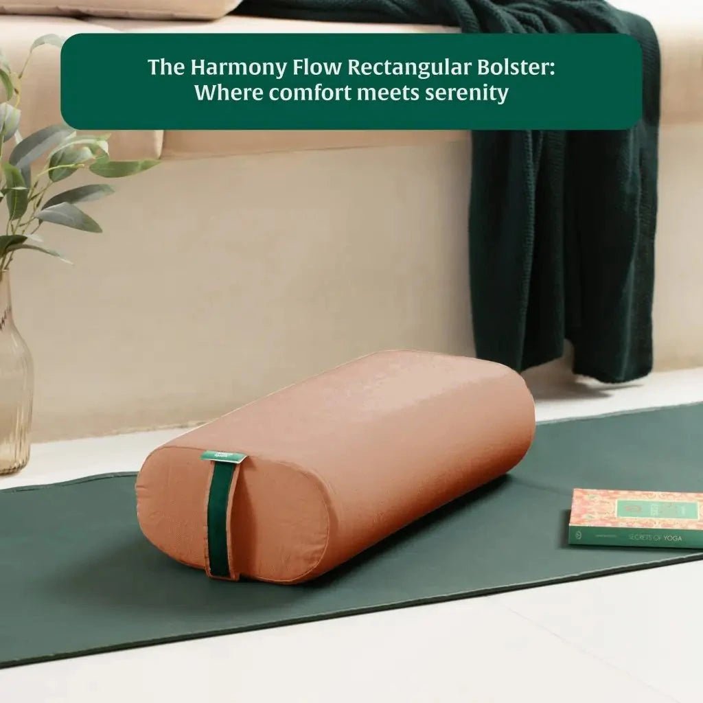HarmonyFlow Yoga Rectangular Bolster - Yoga - The White Willow