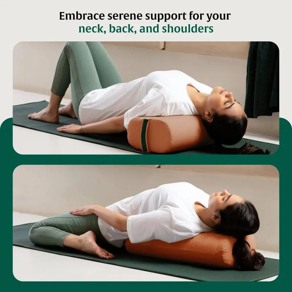 HarmonyFlow Yoga Rectangular Bolster - Yoga - The White Willow