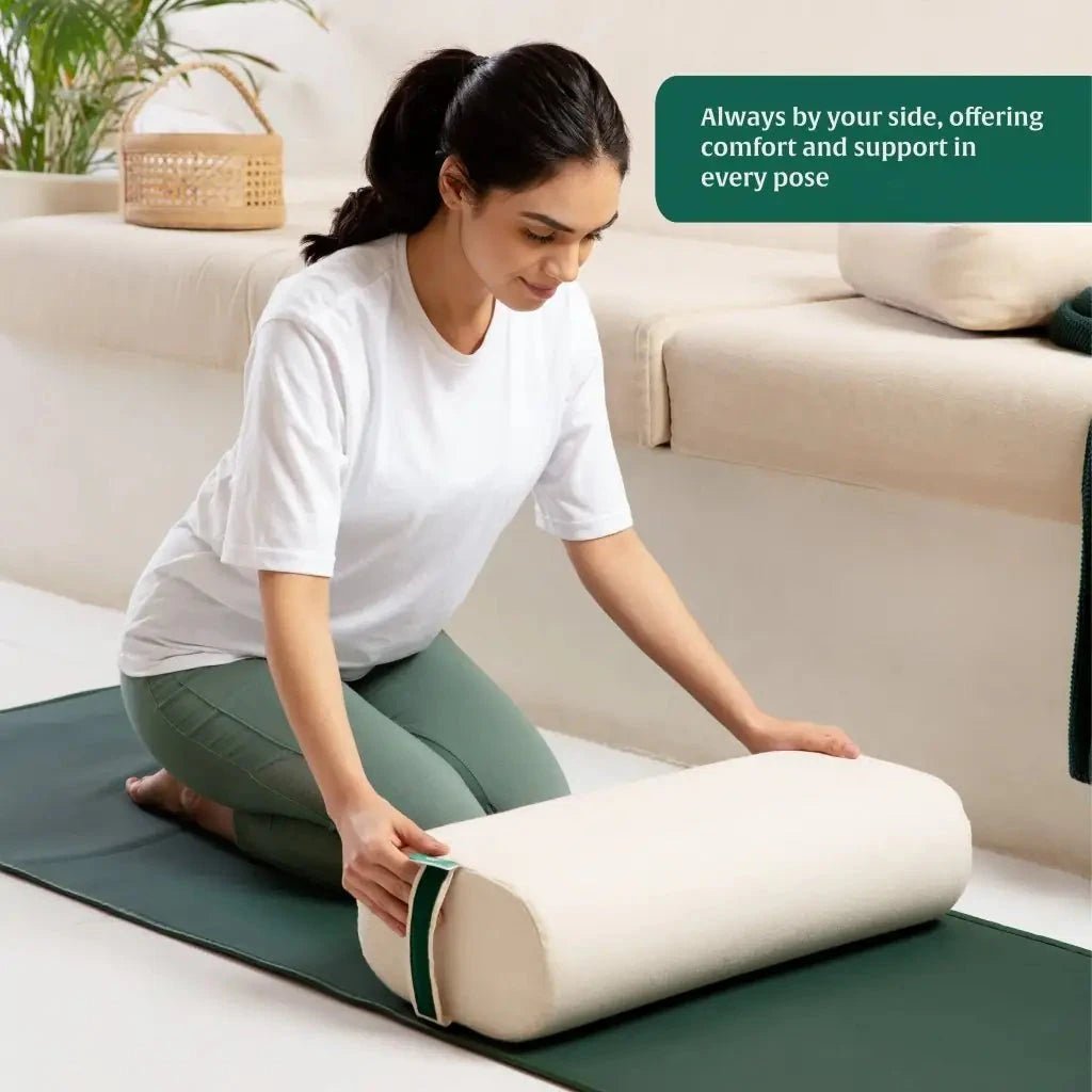 HarmonyFlow Yoga Rectangular Bolster - Yoga - The White Willow