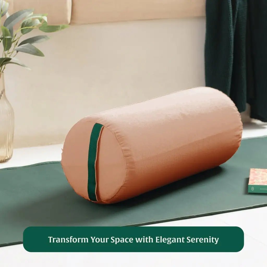 HarmonyFlow Yoga Round Bolster - Yoga - The White Willow