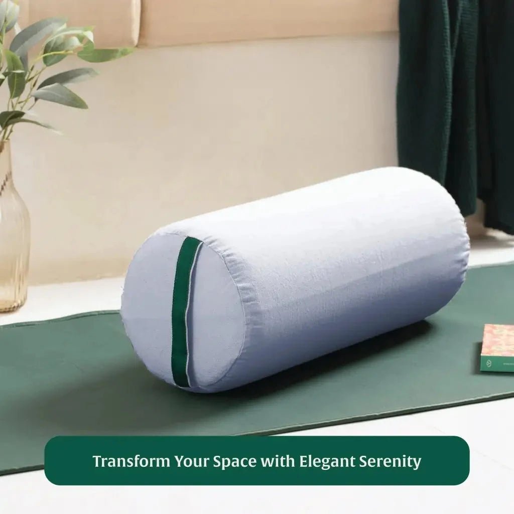 HarmonyFlow Yoga Round Bolster - Yoga - The White Willow
