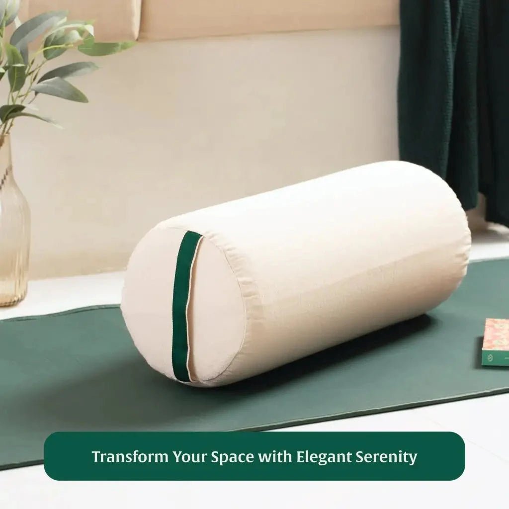HarmonyFlow Yoga Round Bolster - Yoga - The White Willow