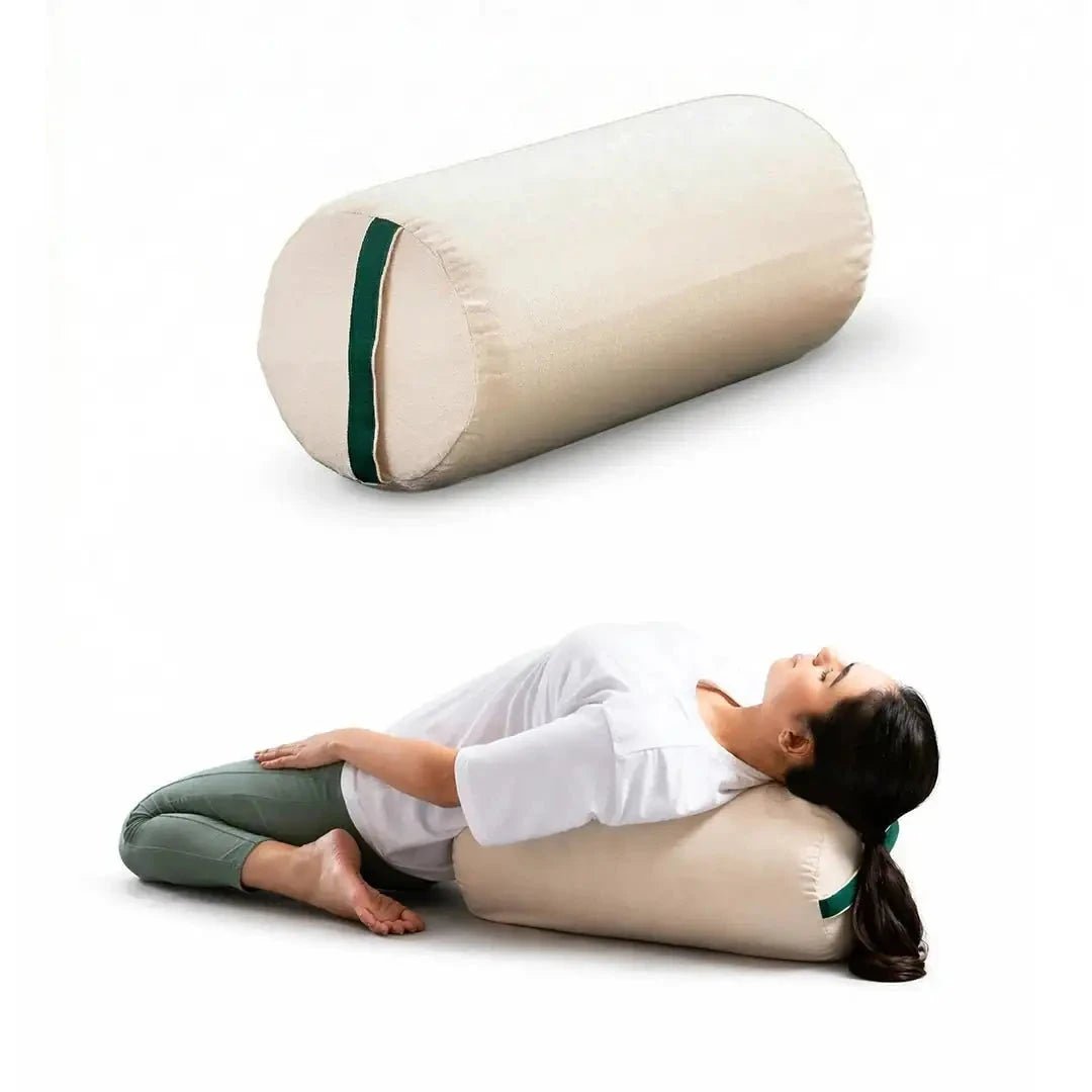 HarmonyFlow Yoga Round Bolster - Yoga - The White Willow