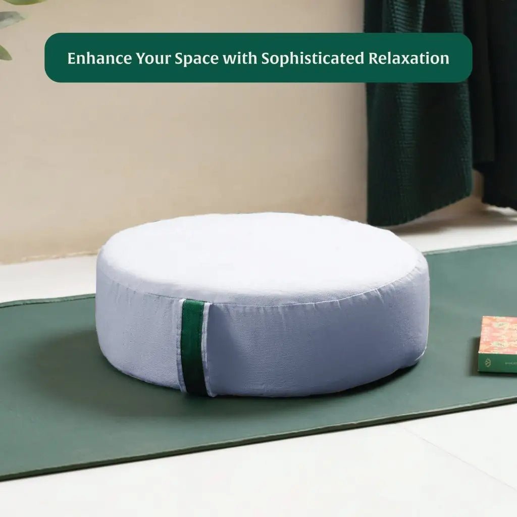HarmonyFlow Yoga Round Seat Cushion - Yoga - The White Willow