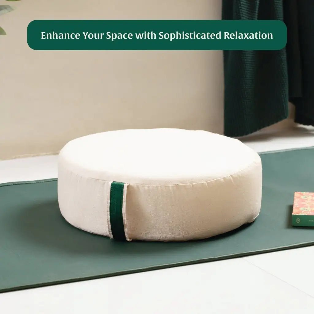 HarmonyFlow Yoga Round Seat Cushion - Yoga - The White Willow