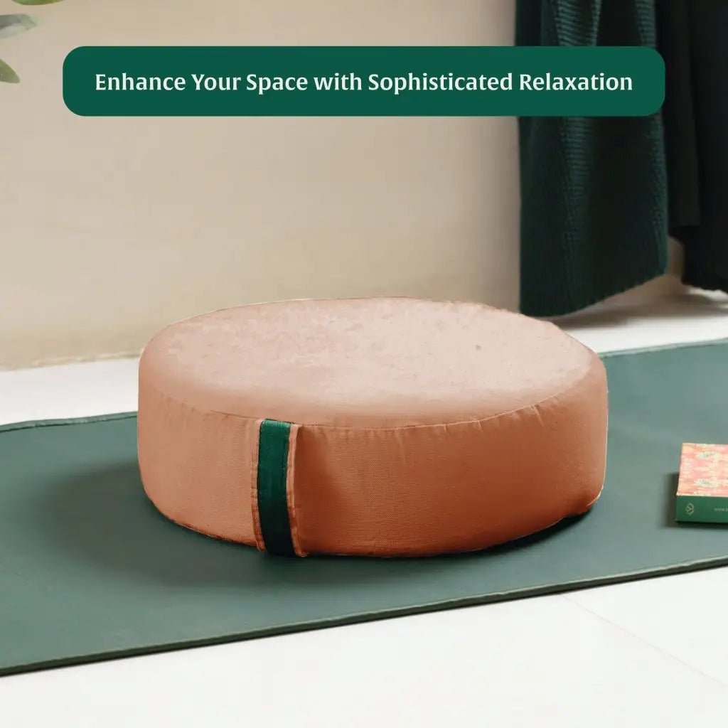 HarmonyFlow Yoga Round Seat Cushion - Yoga - The White Willow
