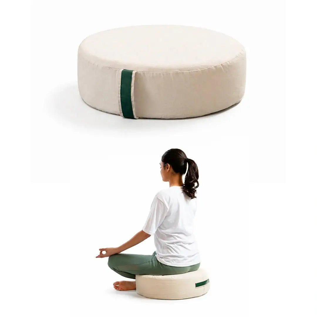 HarmonyFlow Yoga Round Seat Cushion - Yoga - The White Willow