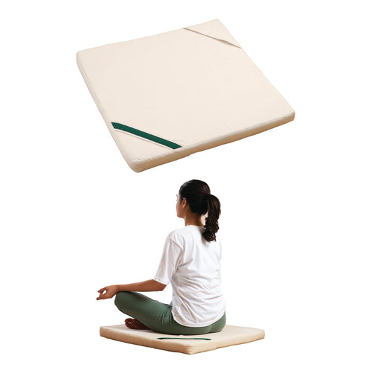 HarmonyFlow Yoga Zen Square Seat Cushion - Regular Pillow - The White Willow