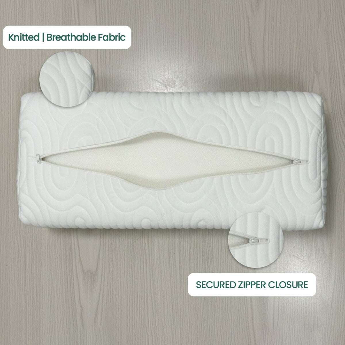 HeadRest Support Pillow Cover for Longer Durability & Premium Protection | Standard size - Head Support - The White Willow