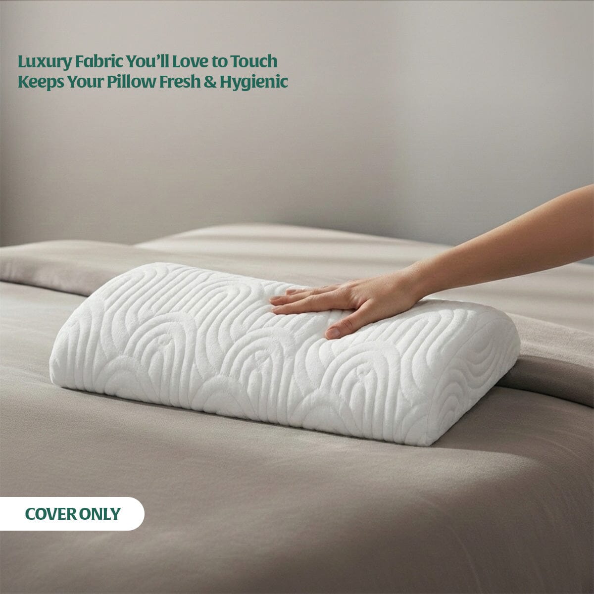 HeadRest Support Pillow Cover for Longer Durability & Premium Protection | Standard size - Head Support - The White Willow