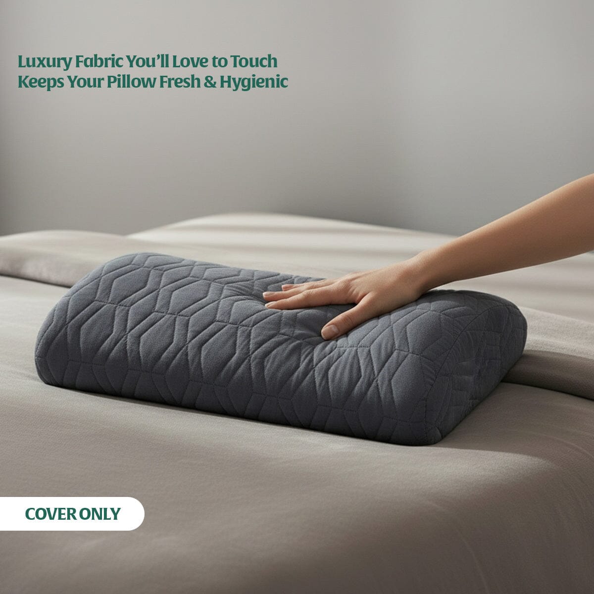 HeadRest Support Pillow Cover for Longer Durability & Premium Protection | Standard size - Head Support - The White Willow