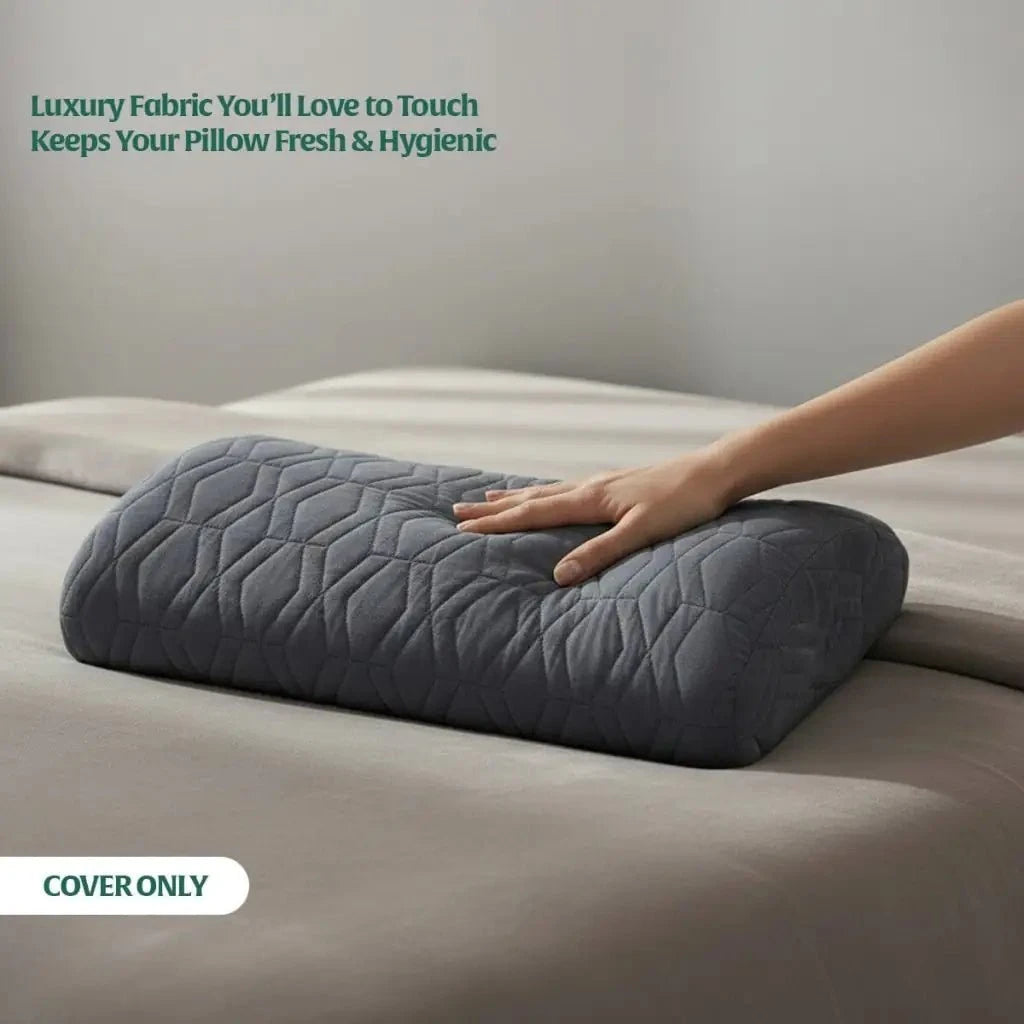 HeadRest Support Pillow Cover for Longer Durability & Premium Protection | Standard size Head Support The White Willow 