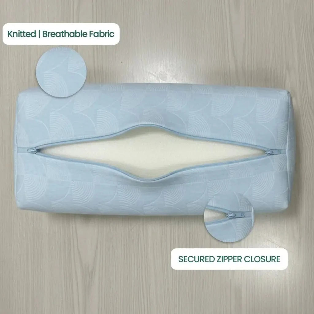 HeadRest Support Pillow Cover for Longer Durability & Premium Protection | Standard size Head Support The White Willow 
