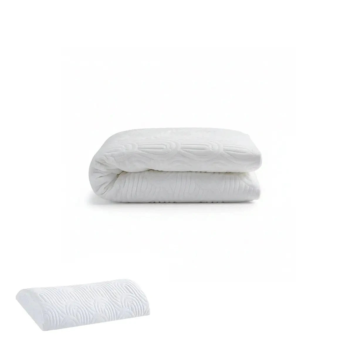 HeadRest Support Pillow Cover for Longer Durability & Premium Protection | Standard size Head Support The White Willow Creamy Calm Standard: 22 x 8 x 4.5 inch 