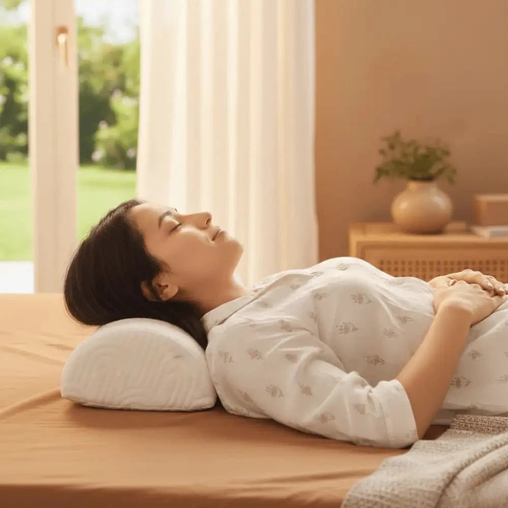 HeadRest Support Pillow for Elevated Sleep & Lounging Comfort Head Support The White Willow 
