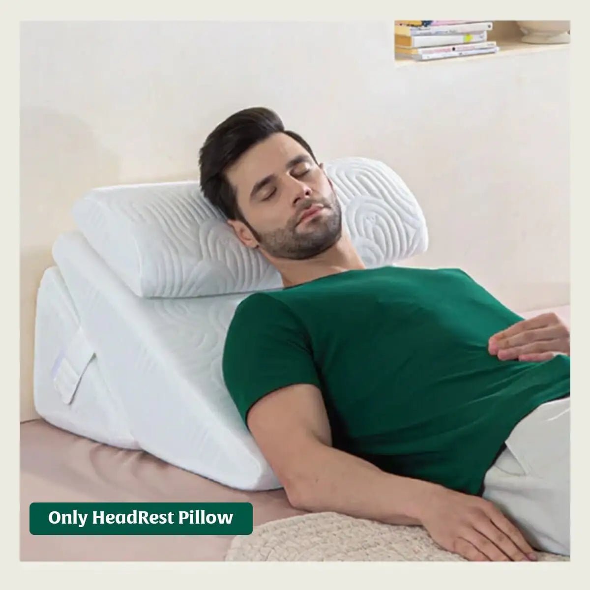 HeadRest Support Pillow for Elevated Sleep & Lounging Comfort - Head Support - The White Willow