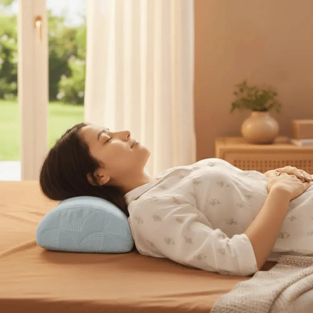 HeadRest Support Pillow for Elevated Sleep & Lounging Comfort Head Support The White Willow 
