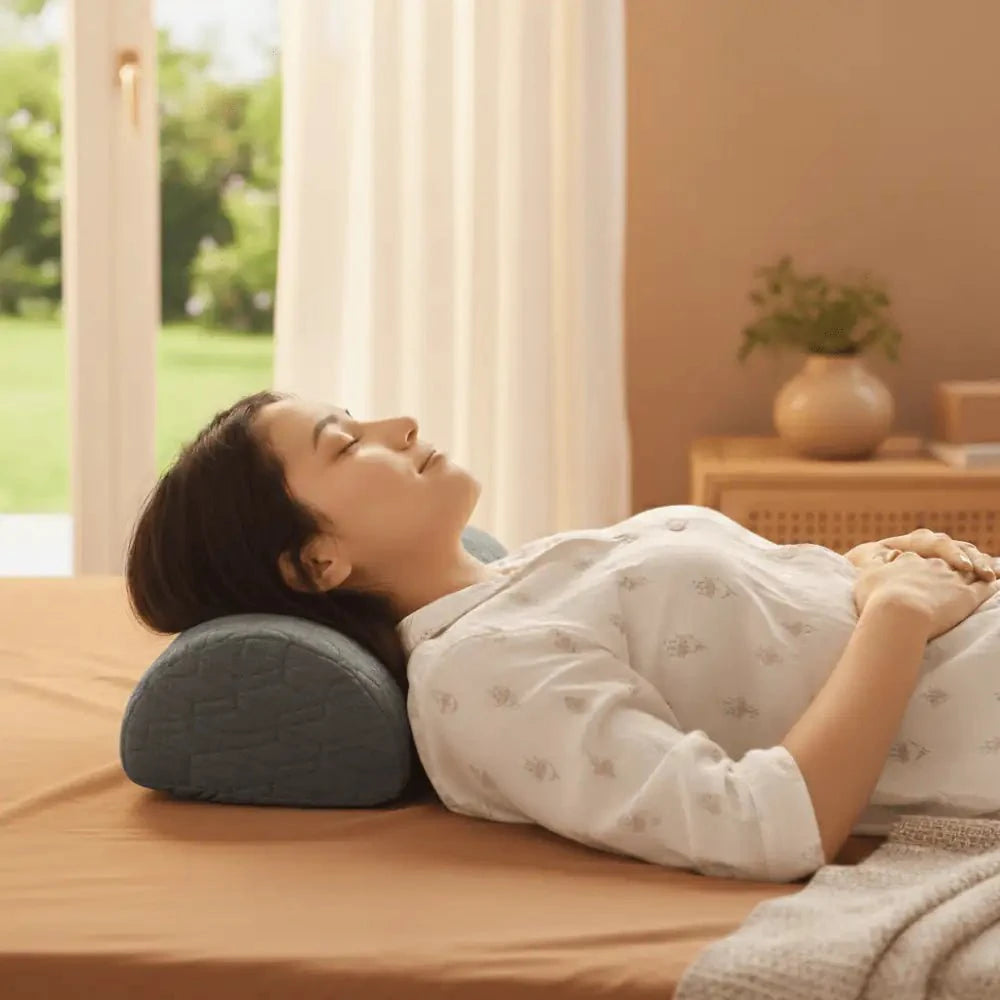 HeadRest Support Pillow for Elevated Sleep & Lounging Comfort Head Support The White Willow 