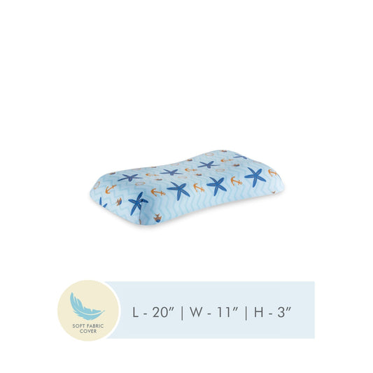 Kids Bed Pillow Cover Only Pillow Cover The White Willow Blue 