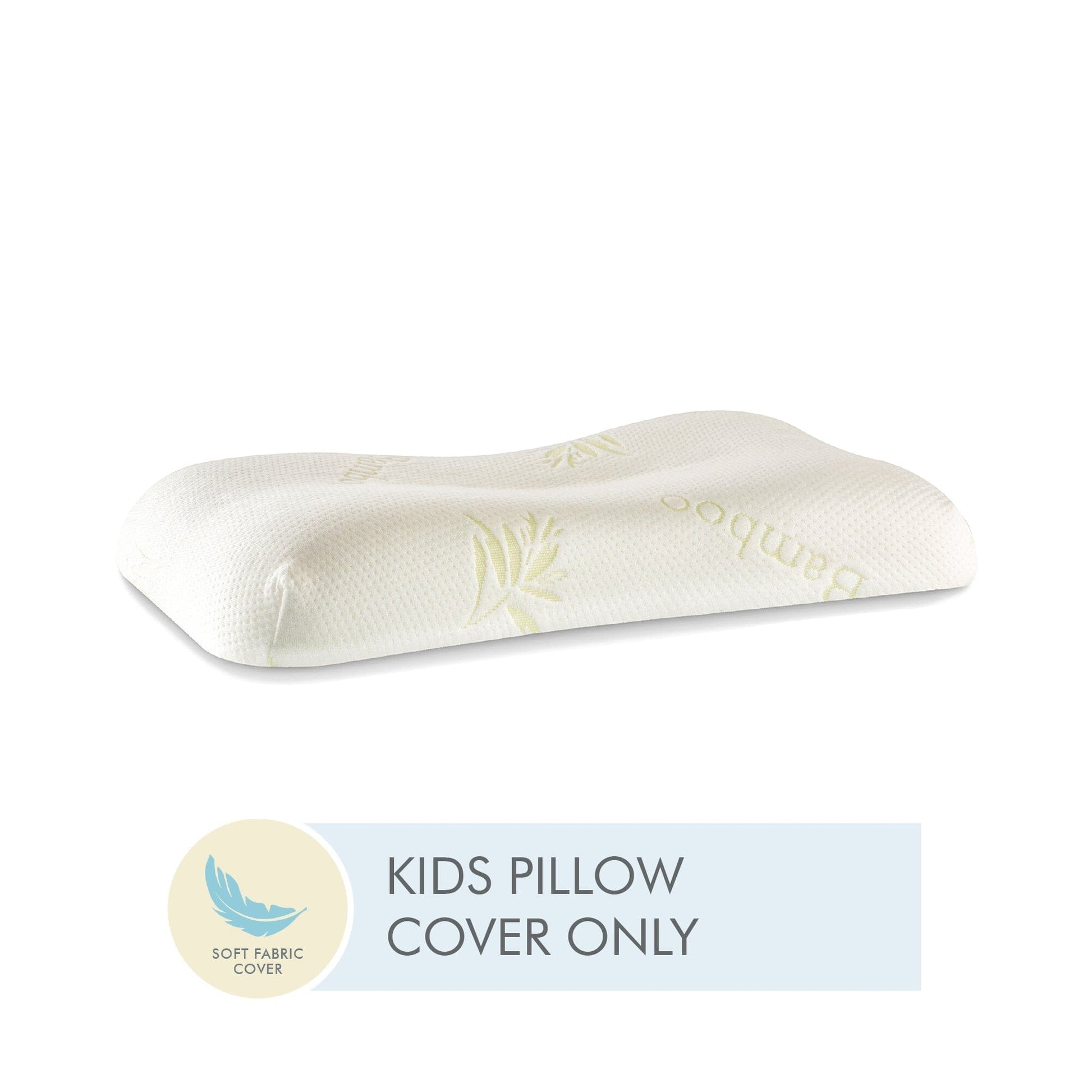 Kids Bed Pillow Cover Only Pillow Cover The White Willow Misty Blue Hush 