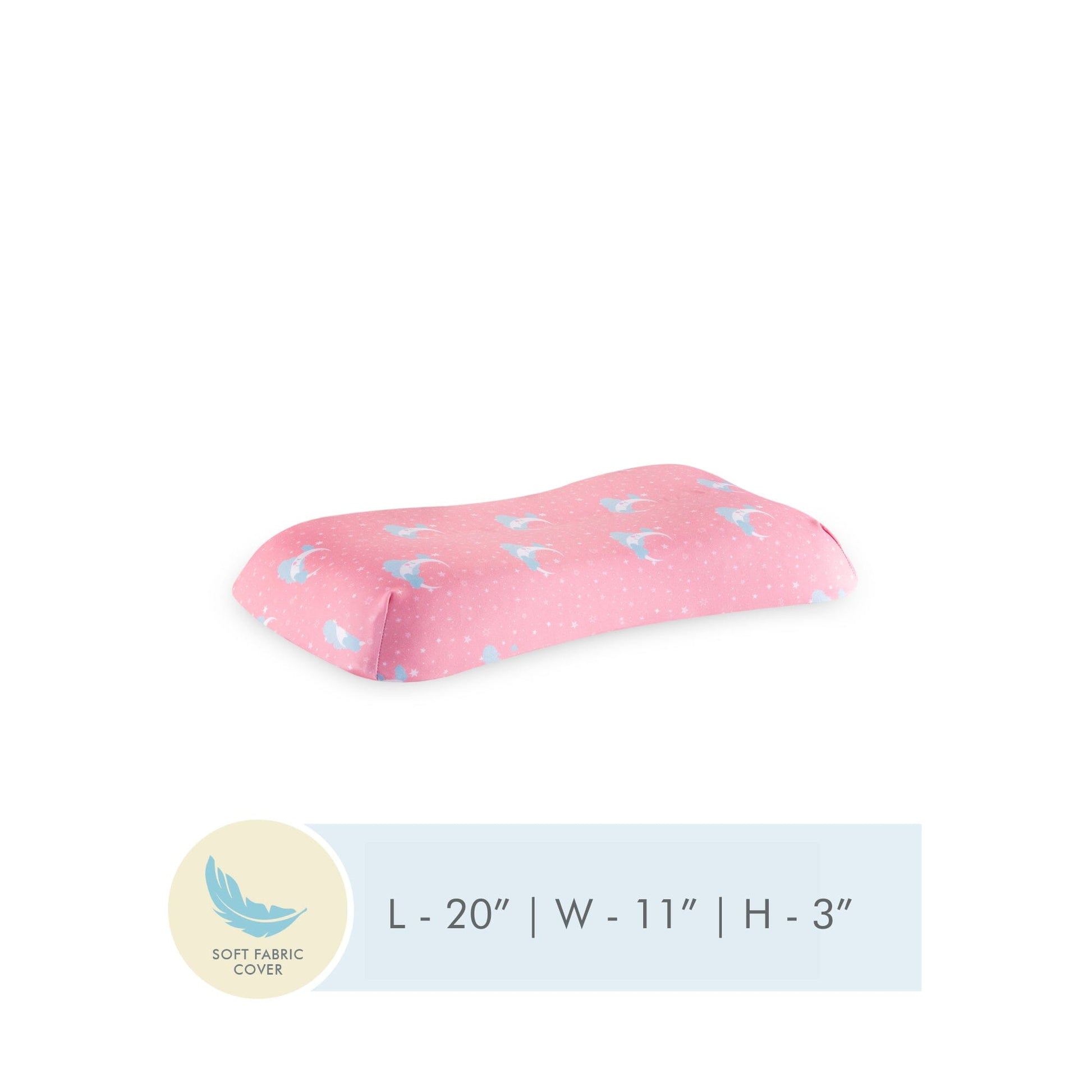Kids Bed Pillow Cover Only Pillow Cover The White Willow Pink 